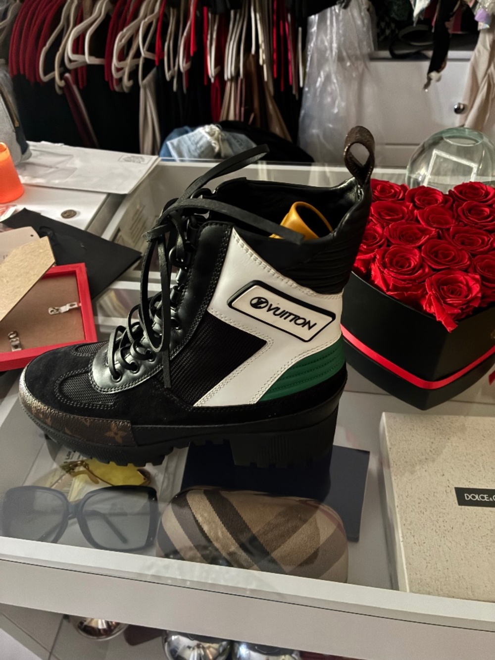Louis Vuitton Laureate Monogram boots